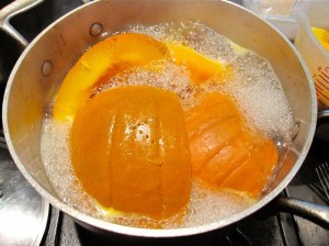 Boiling Pie Pumpkins